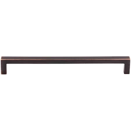 Top Knobs Square 8-13/16 Inch Center to Center Handle Cabinet Pull from the Nouveau III Collection Tuscan Bronze