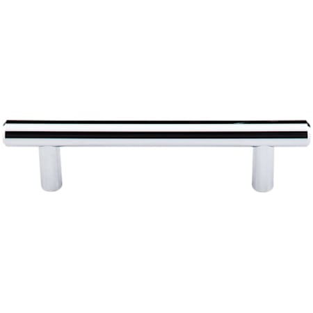 Top Knobs Hopewell 3-3/4 Inch Center to Center Bar Cabinet Pull from the Bar Pulls Collection Polished Chrome