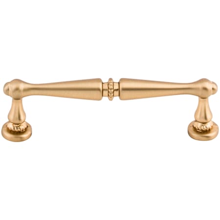 Top Knobs Edwardian 3-3/4 Inch Center to Center Handle Cabinet Pull Brushed Bronze