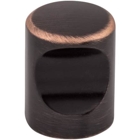 Top Knobs Indent 3/4 Inch Cylindrical Cabinet Knob from the Nouveau Collection Tuscan Bronze