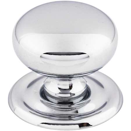 Top Knobs Britannia 1-1/4 Inch Mushroom Cabinet Knob from the Victoria Collection Polished Chrome