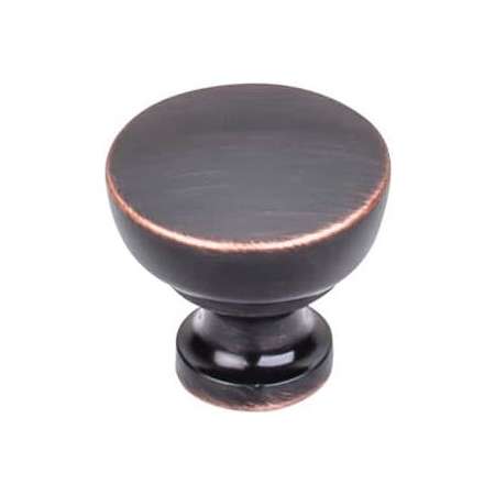 Top Knobs Bergen 1-1/4 Inch Mushroom Cabinet Knob from the Nouveau III Collection Tuscan Bronze