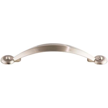 Top Knobs Angle 3-3/4 Inch Center to Center Handle Cabinet Pull from the Dakota Collection Brushed Satin Nickel
