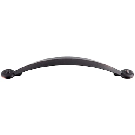 Top Knobs Angle 5-1/16 Inch Center to Center Handle Cabinet Pull from the Dakota Collection Tuscan Bronze