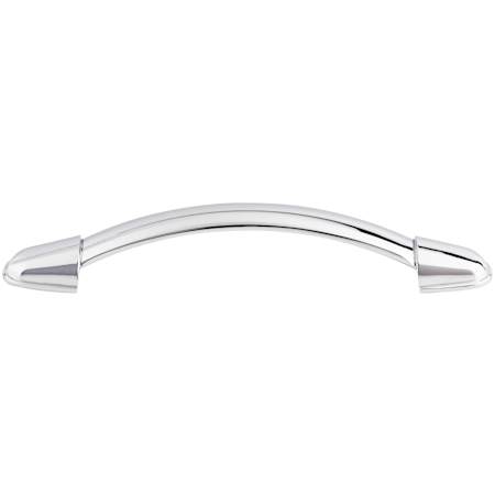 Top Knobs Buckle 5-1/16 Inch Center to Center Handle Cabinet Pull from the Dakota Collection Polished Chrome