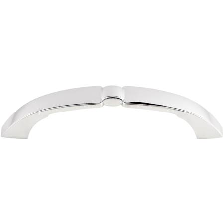 Top Knobs Lida 3-3/4 Inch Center to Center Handle Cabinet Pull from the Dakota Collection Polished Chrome