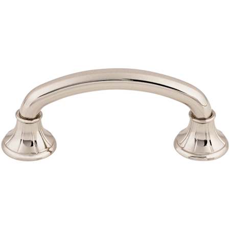 Top Knobs Lund 3 Inch Center to Center Handle Cabinet Pull from the Edwardian Collection Polished Nickel
