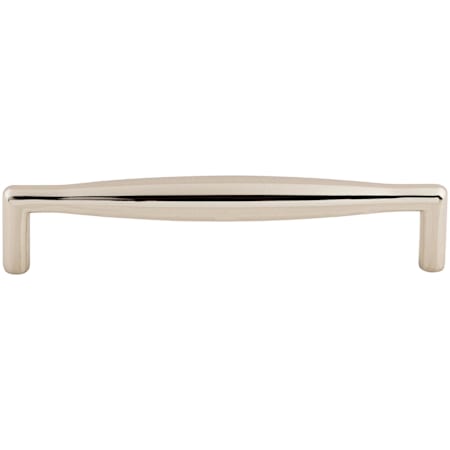 Top Knobs Flute 5-1/16 Inch Center to Center Handle Cabinet Pull from the Nouveau II Collection Polished Nickel