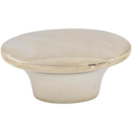 Top Knobs Oval 1-1/2 Inch Oval Cabinet Knob from the Dakota Collection Polished Nickel