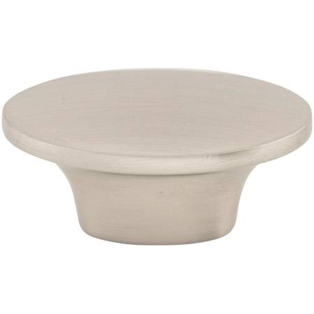 Top Knobs Oval 1-1/2 Inch Oval Cabinet Knob from the Dakota Collection Brushed Satin Nickel