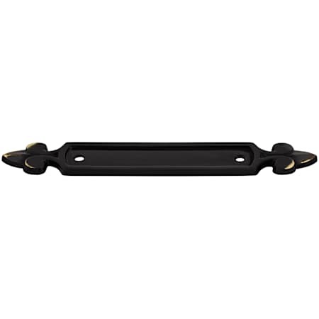 Top Knobs Dover 2-1/2 Inch Center to Center Pull Backplate from the Tuscany Series Dark Antique Brass