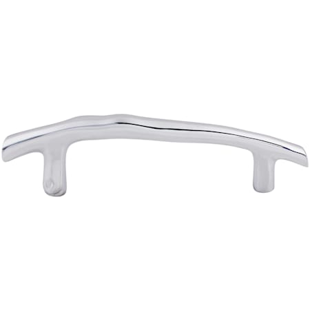 Top Knobs Twig 3-1/2 Inch Center to Center Branch Designer Cabinet Pull from the Aspen II Series Polished Chrome