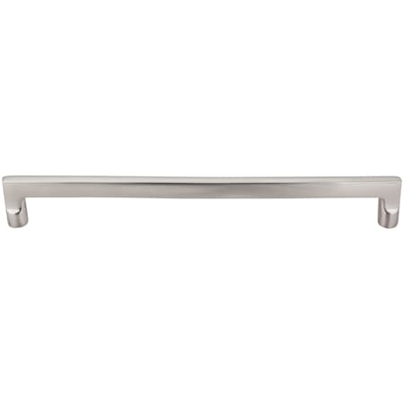 Top Knobs Flat 18 Inch Center to Center Handle Cabinet Pull from the Aspen II Series Brushed Satin Nickel
