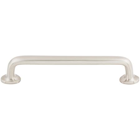 Top Knobs Rounded 6 Inch Center to Center Handle Cabinet Pull from the Aspen II Series Brushed Satin Nickel