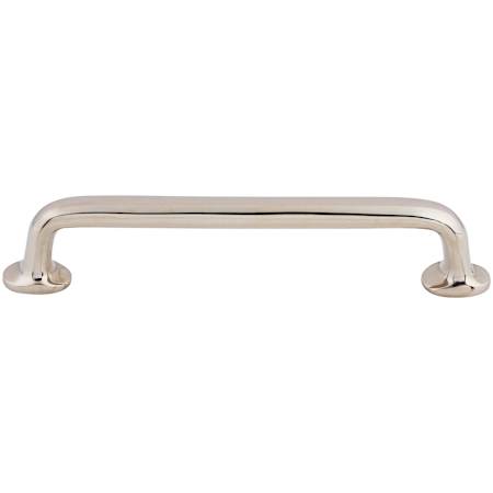 Top Knobs Rounded 6 Inch Center to Center Handle Cabinet Pull from the Aspen II Series Polished Nickel