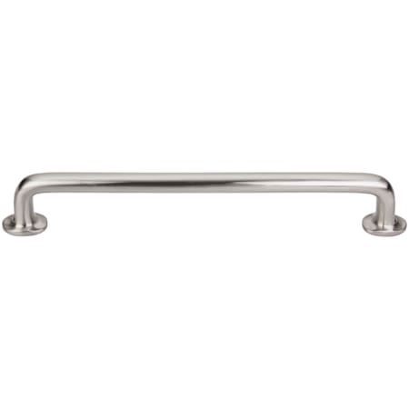 Top Knobs Rounded 18 Inch Center to Center Handle Cabinet Pull from the Aspen II Series Brushed Satin Nickel