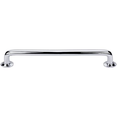 Top Knobs Rounded 18 Inch Center to Center Handle Cabinet Pull from the Aspen II Series Polished Chrome