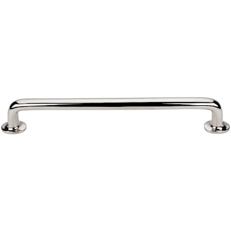 Top Knobs Rounded 18 Inch Center to Center Handle Cabinet Pull from the Aspen II Series Polished Nickel