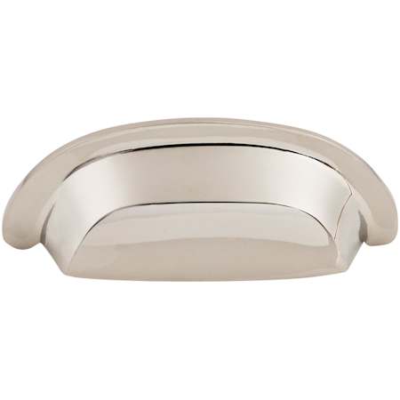 Top Knobs 3 Inch Center to Center Cup Cabinet Pull from the Aspen II Series Polished Nickel