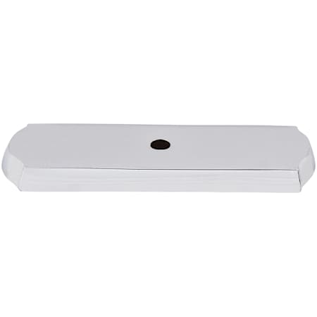 Top Knobs Rectangle 2-1/2 Inch Long Knob Backplate from the Aspen II Series Polished Chrome