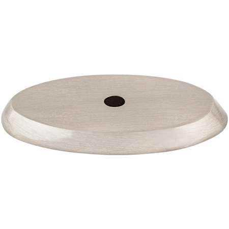 Top Knobs Oval 1-3/4 Inch Knob Backplate from the Aspen II Series Brushed Satin Nickel