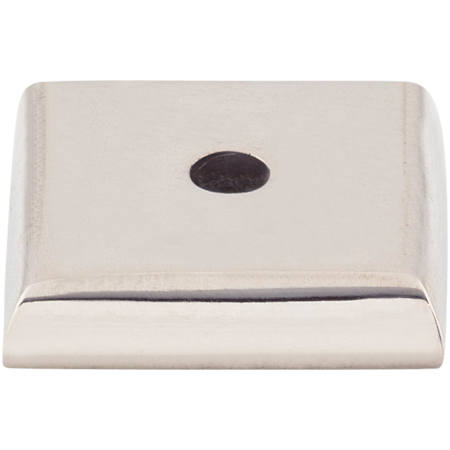 Top Knobs Square 7/8 Inch Knob Backplate from the Aspen II Series Polished Nickel