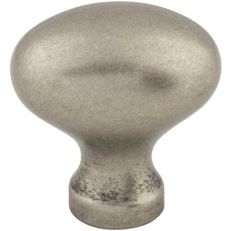 Top Knobs Egg 1-1/4 Inch Oval Cabinet Knob from the Somerset II Collection Pewter Antique