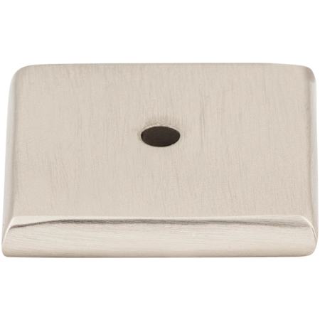 Top Knobs Square 1-1/4 Inch Knob Backplate from the Aspen II Series Brushed Satin Nickel
