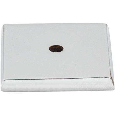 Top Knobs Square 1-1/4 Inch Knob Backplate from the Aspen II Series Polished Chrome