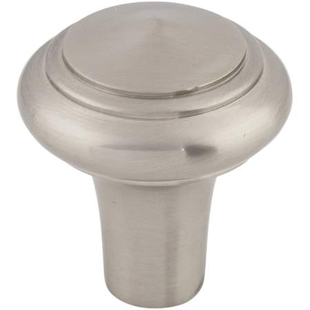Top Knobs Peak 1-1/4 Inch Mushroom Cabinet Knob from the Aspen II Collection Brushed Satin Nickel