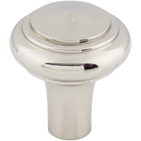 Top Knobs Peak 1-1/4 Inch Mushroom Cabinet Knob from the Aspen II Collection Polished Nickel