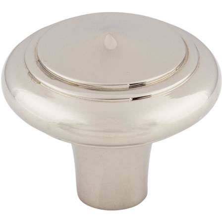 Top Knobs Peak 1-5/8 Inch Mushroom Cabinet Knob from the Aspen II Collection Polished Nickel