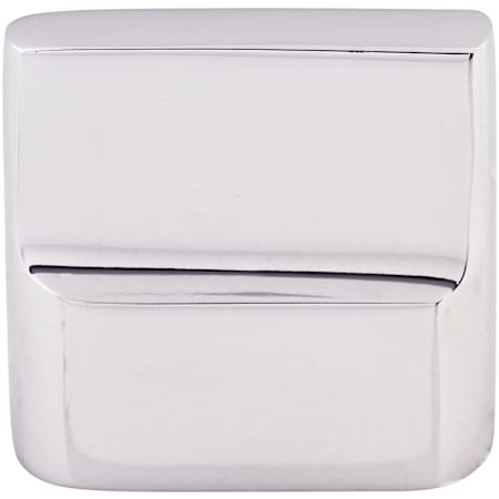 Top Knobs Flat 7/8 Inch Center to Center Finger Cabinet Pull from the Aspen II Series Polished Chrome