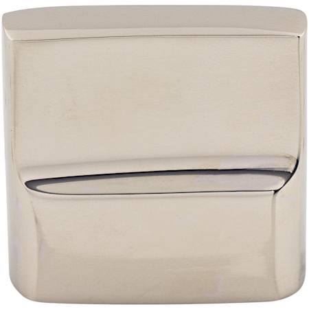 Top Knobs Flat 7/8 Inch Center to Center Finger Cabinet Pull from the Aspen II Series Polished Nickel