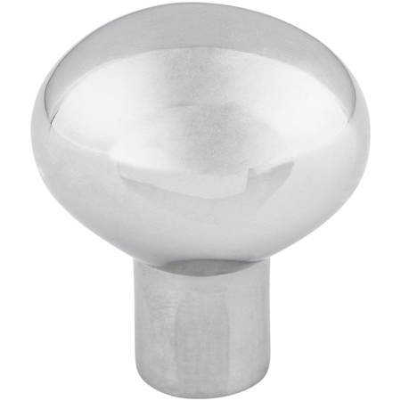 Top Knobs Small 1-3/16 Inch Oval Cabinet Knob from the Aspen II Collection Polished Chrome