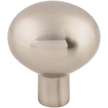 Top Knobs Large 1-7/16 Inch Oval Cabinet Knob from the Aspen II Collection Brushed Satin Nickel