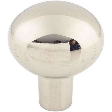 Top Knobs Large 1-7/16 Inch Oval Cabinet Knob from the Aspen II Collection Polished Nickel