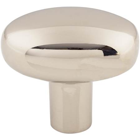 Top Knobs Small 1-9/16 Inch Oval Cabinet Knob from the Aspen II Collection Polished Nickel