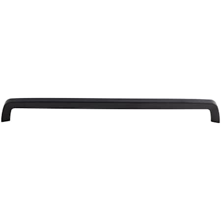 Top Knobs Tapered 17-5/8 Inch Center to Center Handle Cabinet Pull from the Nouveau III Series Flat Black