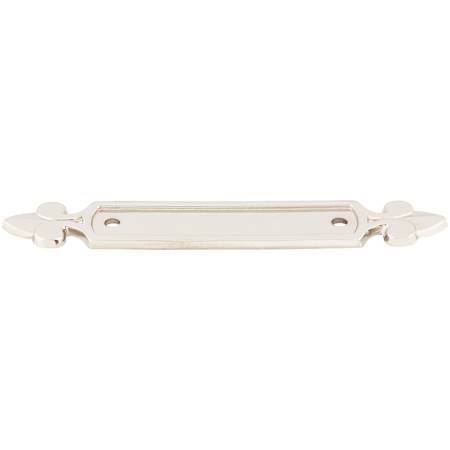 Top Knobs Dover 2-1/2 Inch Center to Center Pull Backplate from the Tuscany Series Polished Nickel