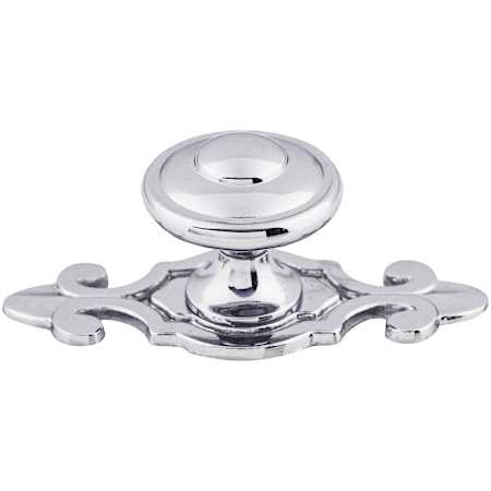 Top Knobs Britannia 1-1/4 Inch Mushroom Cabinet Knob from the Canterbury Collection Polished Chrome