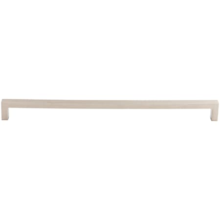Top Knobs Square 12-5/8 Inch Center to Center Handle Cabinet Pull from the Asbury Series Brushed Satin Nickel
