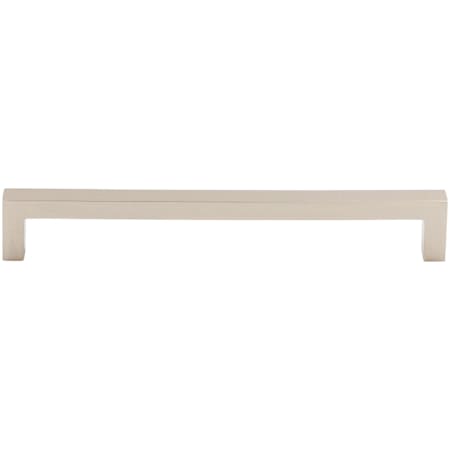 Top Knobs Square 7-9/16 Inch Center to Center Handle Cabinet Pull from the Asbury Series Polished Nickel