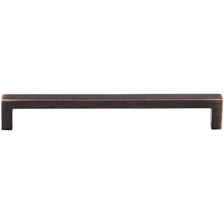 Top Knobs Square 7-9/16 Inch Center to Center Handle Cabinet Pull from the Nouveau III Series Tuscan Bronze