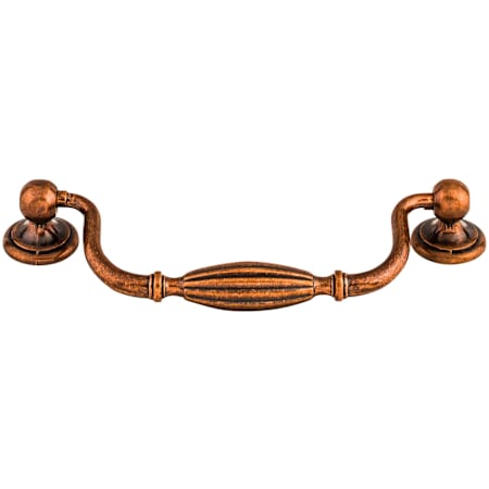 Top Knobs Tuscany 5-1/16 Inch Center to Center Drop Cabinet Pull Antique Copper