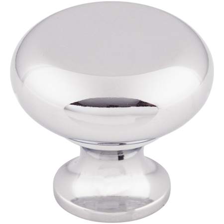 Top Knobs Flat 1-1/4 Inch Mushroom Cabinet Knob from the Somerset II Collection Polished Chrome