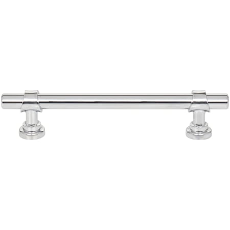 Top Knobs Bit 5-1/16 Inch Center to Center Bar Cabinet Pull Polished Chrome