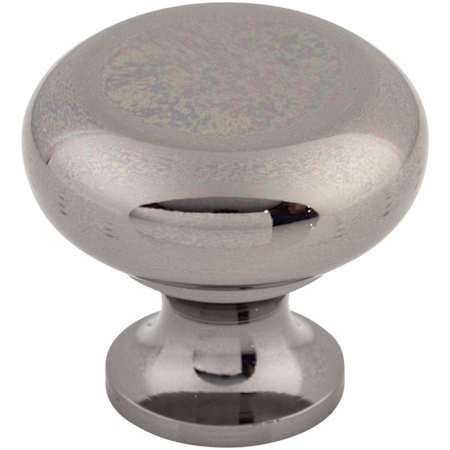 Top Knobs Flat 1-1/4 Inch Mushroom Cabinet Knob from the Somerset II Collection Black Nickel