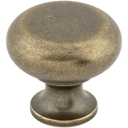 Top Knobs Flat 1-1/4 Inch Mushroom Cabinet Knob from the Somerset II Collection German Bronze