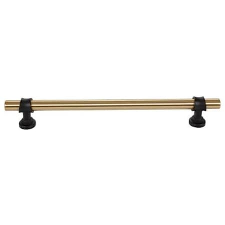 Top Knobs Bit 12" Long Center to Center Appliance Pull Honey Bronze / Flat Black